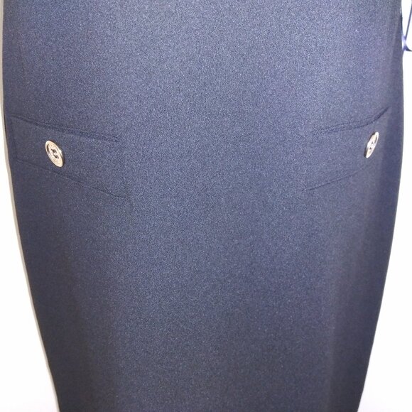 Tommy Hilfiger Black Flutter Sleeve Patch Pocket Shift Dress Size 12 - Picture 7 of 9